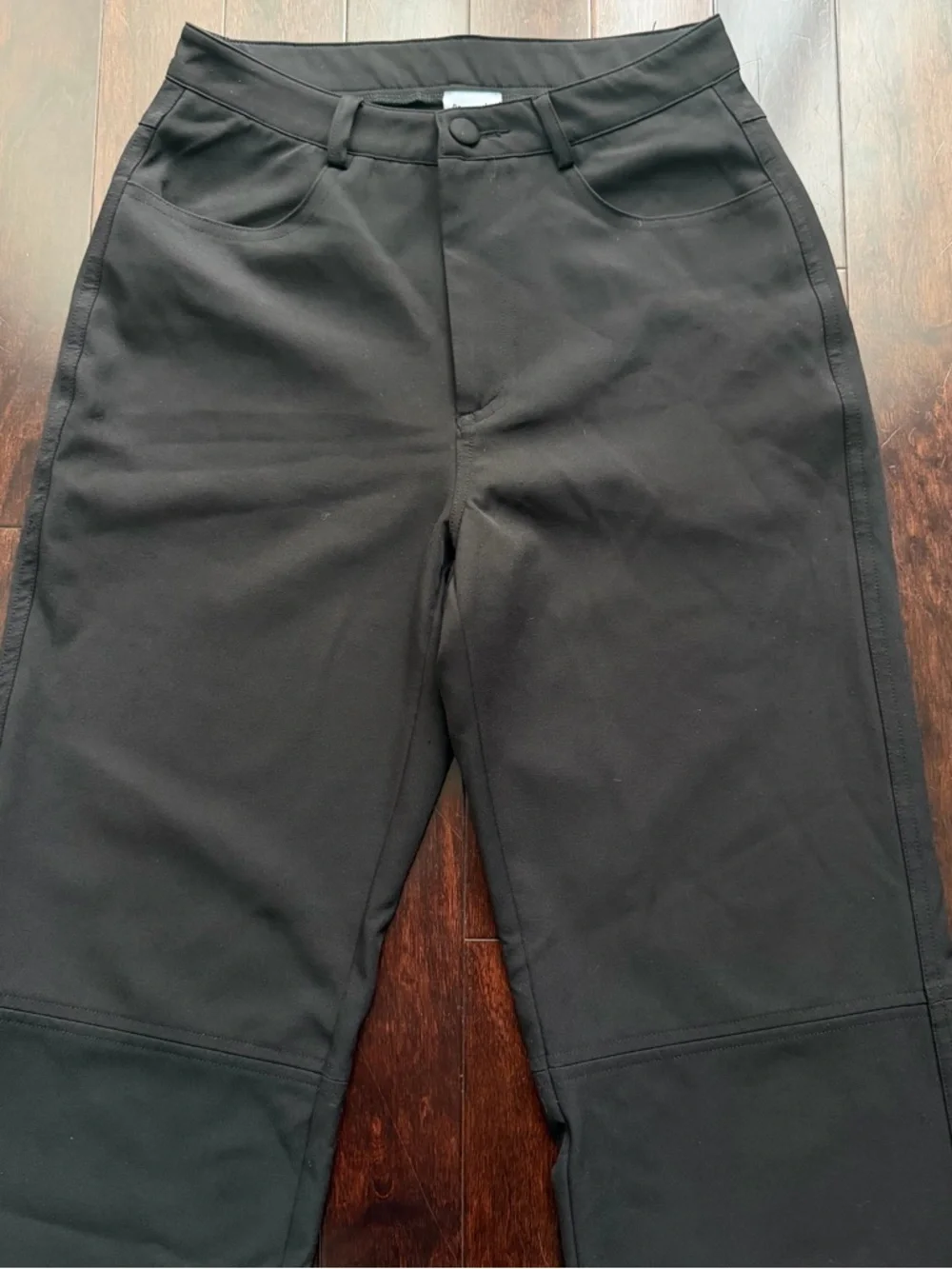 Princess Polly Women’s Black Slacks Size 4 Pants Wide Leg High Rise Work office - Picture 2 of 6